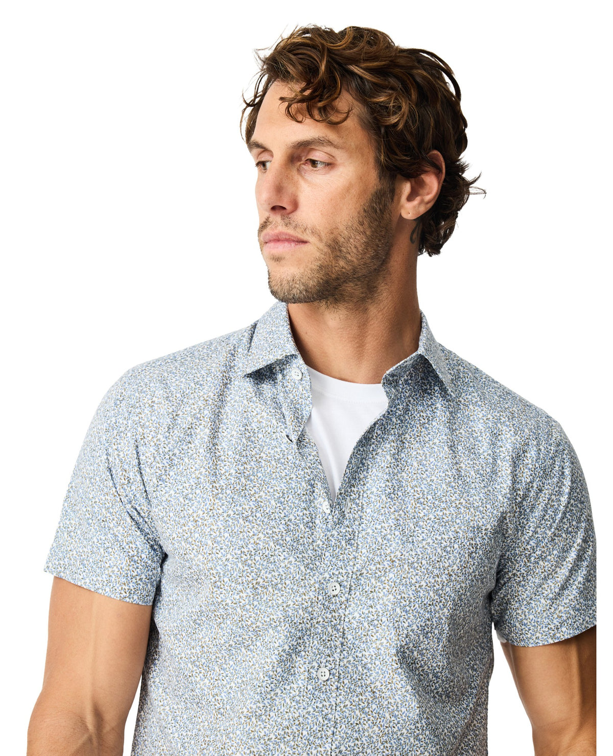 Rodd & Gunn North Point Short Sleeve Sportshirt – Bluebell