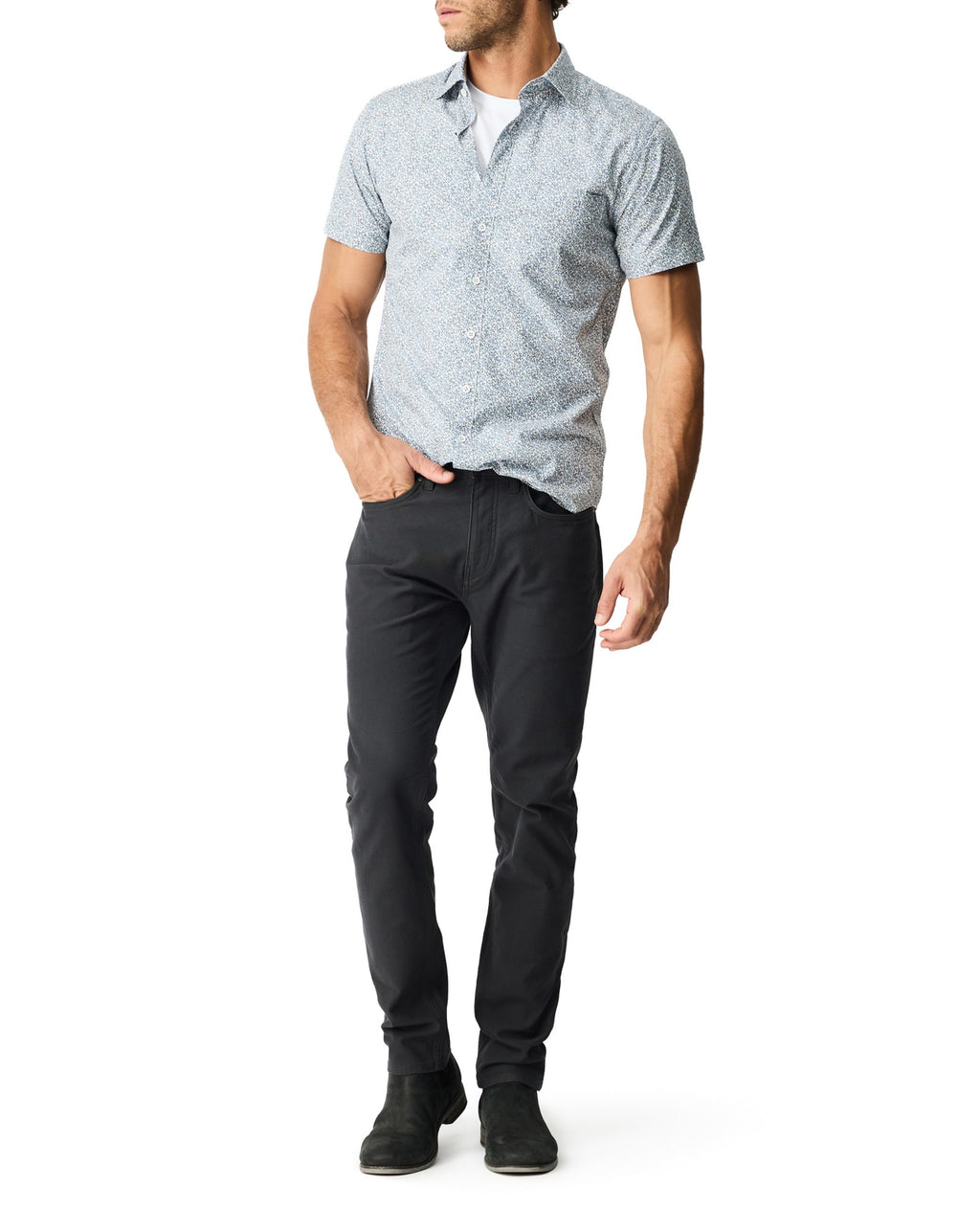 Rodd & Gunn North Point Short Sleeve Sportshirt – Bluebell
