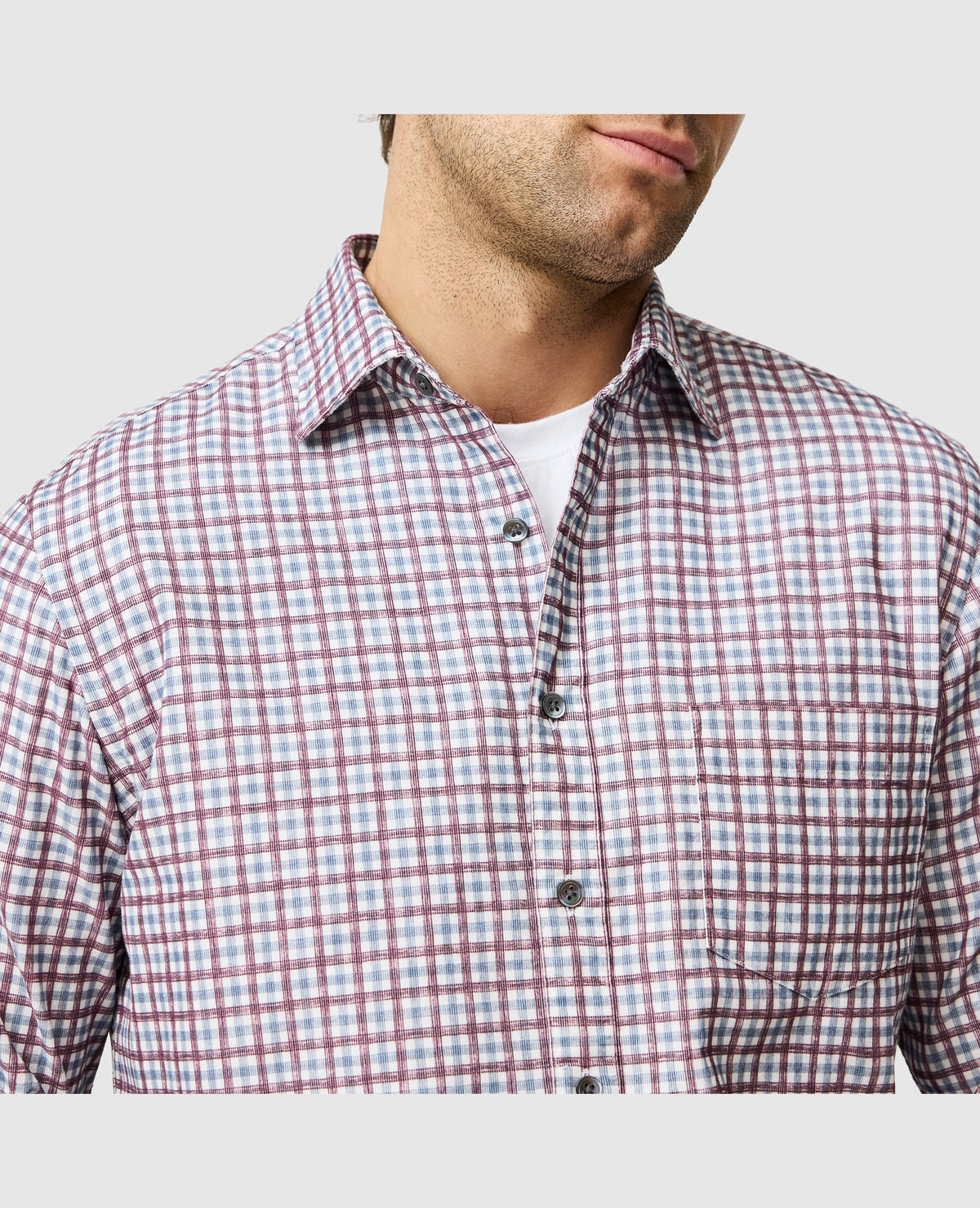 Rodd & Gunn Gledknowe Long Sleeve Sportshirt – Merlot