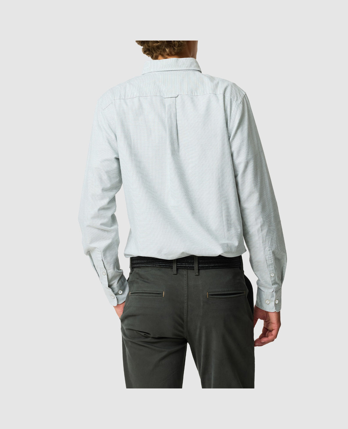 Rodd & Gunn Gunn Oxford 2 Long Sleeve Sportshirt – Fern
