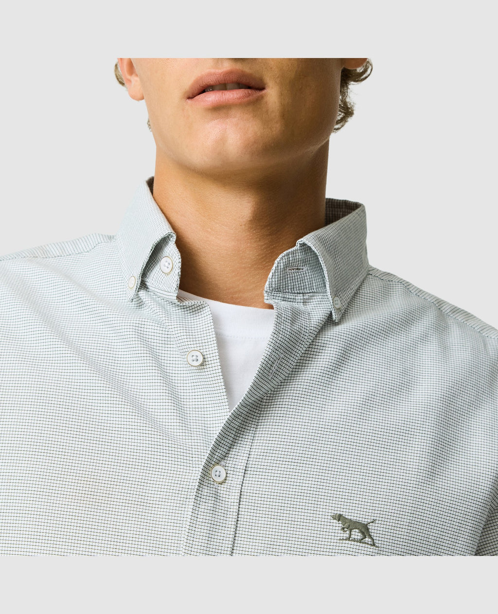Rodd & Gunn Gunn Oxford 2 Long Sleeve Sportshirt – Fern