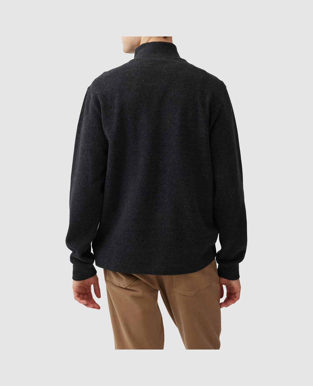 Rodd & Gunn Alton Ave Mid Zip-Up Sweater – Asphalt