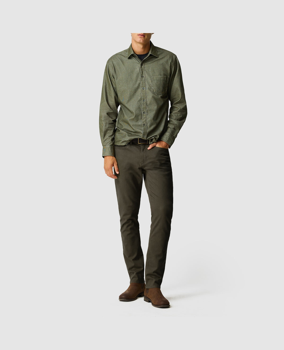 Rodd & Gunn Motion Melange Casual Pants – Bayleaf