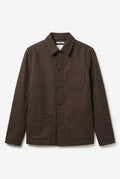 Chiltern Shacket Sleeve Lining - Birbo Twill Chocolate - Wear London