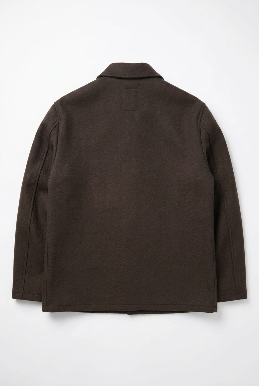 Chiltern Shacket Sleeve Lining - Birbo Twill Chocolate - Wear London