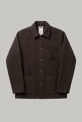 Thatcher Jacket - Chocolate Boiled Wool - Wear London