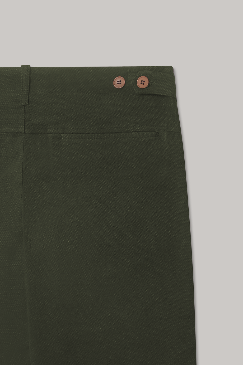Wentworth Trouser - Olive Moleskin - Wear London